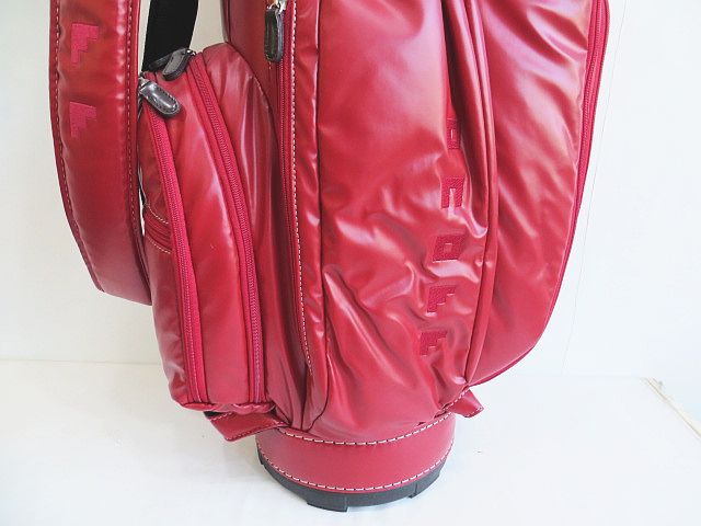 未使用品 オノフ ONOFF キャディバッグ 2013 レッド ゴルフバッグ