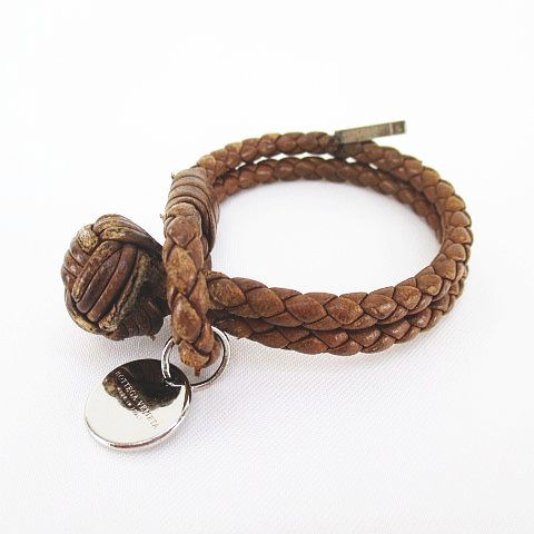 ボッテガヴェネタ BOTTEGA VENETA レザー ブレスレット イントレ 