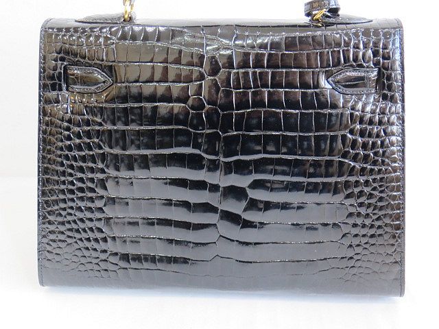 G.BORRI ジーボリー クロコダイル ハンドバッグ 2WAY ショルダーバッグ  