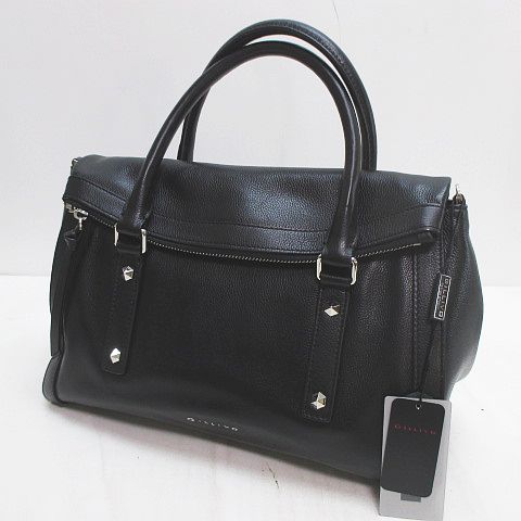 ほぼ新品】Chloé 黒 レザーハンドバッグ クロエ CHLOE ハンドバッグ 