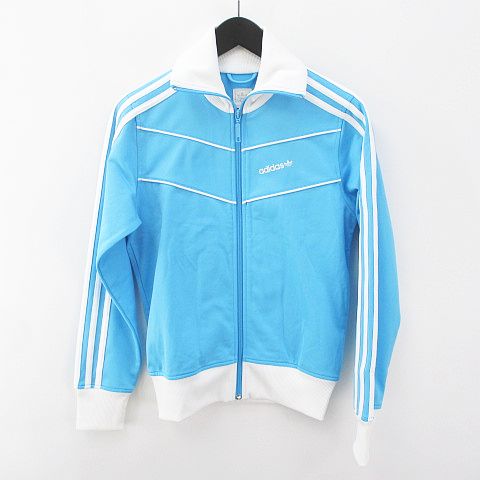 アディダス adidas スポーツウェア ジャージ トラックジャケット M 青 