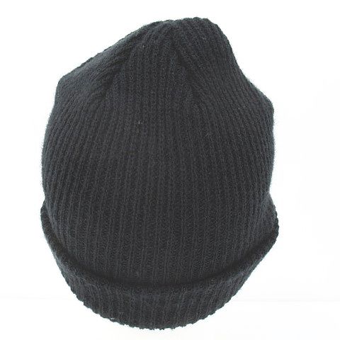 ナイキ NIKE ニット帽 ワッチキャップ ロゴ文字 刺繍 56cm ブラック 黒