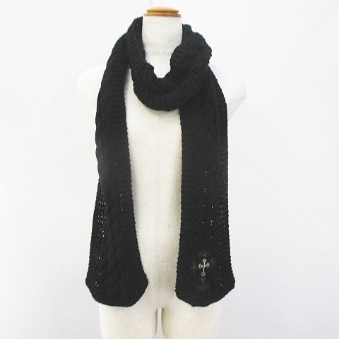 クロムハーツ CHプラス総柄シルク混大判ストール メンズ 【2/27～3/18  