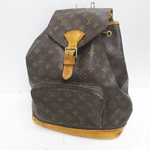 ルイヴィトン LOUIS VUITTON モノグラム モンスリGM M51135 リュック 