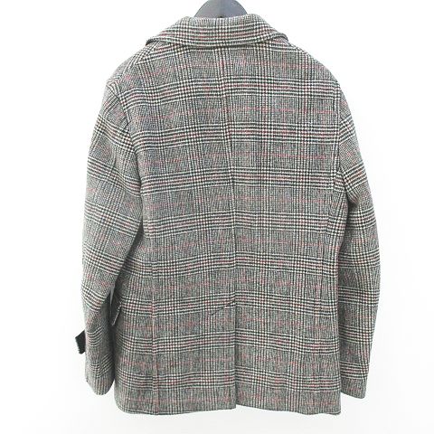 ユニクロ Uniqlo チェック柄 ピーコート 中綿 M 灰系 グレー ミディアム丈 毛 ウール 裏地 メンズ 077 ベクトルパーク ユニクロ Uniqlo チェック柄 ピーコート 中綿 M 灰系 グレー ミディアム丈 毛 ウール 裏地 メンズ 077 ベクトルパーク