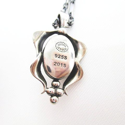 ジョージジェンセン Georg Jensen 925 シルバー ネックレス 15 イヤーペンダント トップ シルバーボール 総重量 8 6ｇシルバー系 アクセサリー メンズ レディース 077 ベクトルパーク