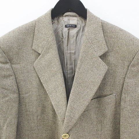 ジョルジオアルマーニ GIORGIO ARMANI ヘリンボーン柄 テーラード 