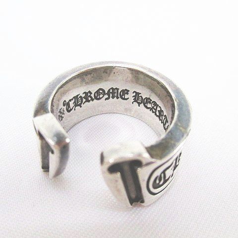 クロムハーツ CHROME HEARTS 925 SILVER スクロールラベル 2005 リング 