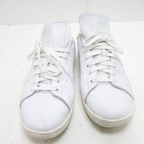 【美品】アディダス スタンスミス オールホワイト レザースニーカー 28 adidas☆スタンスミス オールホワイト ベーシック シューズ