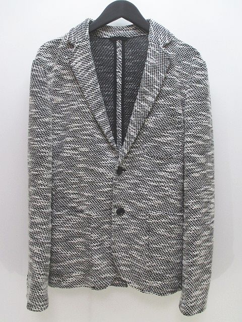 ザラマン Zara Man ジャケット S 黒系 ブラック ミックス テーラード ボタン メンズ 077 ベクトルパーク