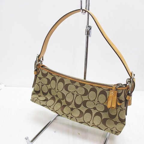 コーチ COACH 6371 ワンショルダー デミバッグ シグネチャー ベージュ 