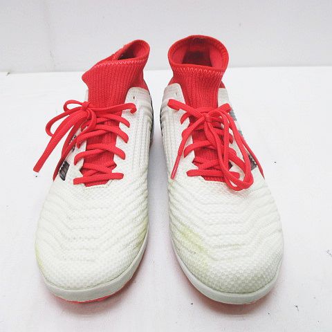 adidas Predator サッカーシューズ ホワイト/レッド ELITE_AG_-_-
