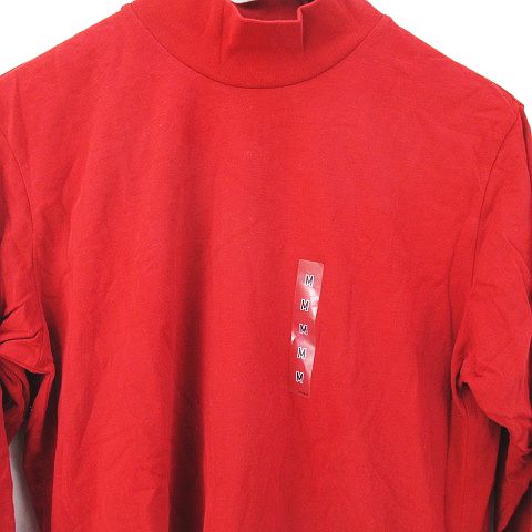 未使用品 ユニクロ Uniqlo 長袖 カットソー ハイネック Tシャツ M レッド 赤系 ストレッチ 綿 コットン タグ付き メンズ 077 ベクトルパーク 未使用品 ユニクロ Uniqlo 長袖 カットソー ハイネック Tシャツ M レッド 赤系 ストレッチ 綿 コットン タグ付き メンズ 077 ベクトルパーク