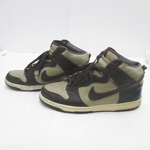 Nike ダークブラウン ハイカットスニーカー NIKE ダークブラウン ハイカットスニーカー24.5cm - メルカリ
