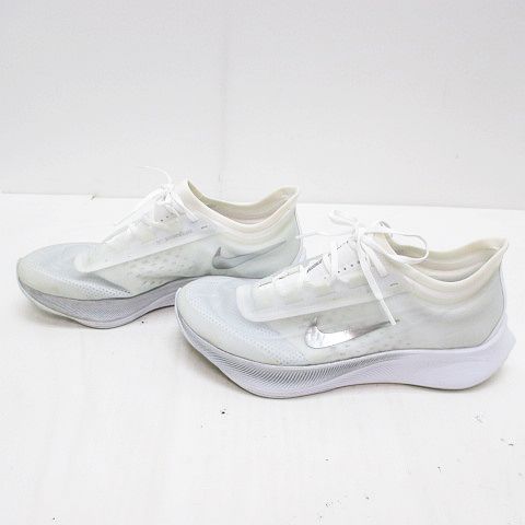 ナイキ Nike Zoom Fly 3 Pure Platinum ナイキ ズーム フライ 3 At41 002 26 5 ホワイト 白 メンズ 077 ベクトルパーク