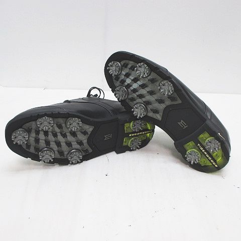 ナイキ NIKE タイガーウッズ ゴルフシューズ NIKEAIR 24.5 ブラック 黒