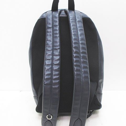 コーチ COACH F54135 バックパック リュック 型押しロゴ ネイビー 紺 
