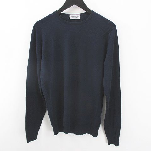 ジョンスメドレー John Smedley 長袖 ニット セーター M 紺系 ネイビー イギリス製 毛 ウール 無地 メンズ 077 ベクトルパーク ジョンスメドレー John Smedley 長袖 ニット セーター M 紺系 ネイビー イギリス製 毛 ウール 無地 メンズ 077 ベクトルパーク