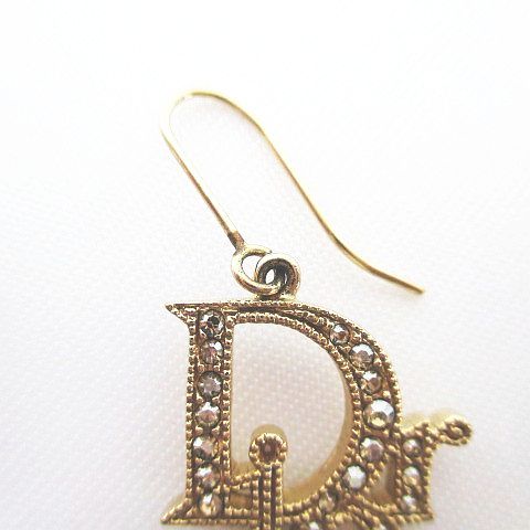 Dior ゴールド　フックピアス Christian Dior クリスチャンディオール フックピアス