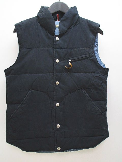 ジャーナルスタンダード Journal Standard ノースリーブ ダウン ベスト 紺 ネイビー 無地 綿 コットン 無地 メンズ 077 ベクトルパーク