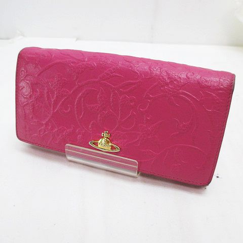 ヴィヴィアンウエストウッド Vivienne Westwood 長財布 オーヴ 花柄型 