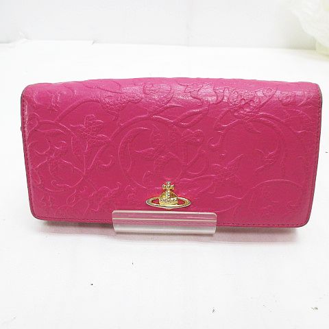 ViVienne Westwood ヴィヴィアン 長財布 ピンク（セール】ヴィヴィアン 