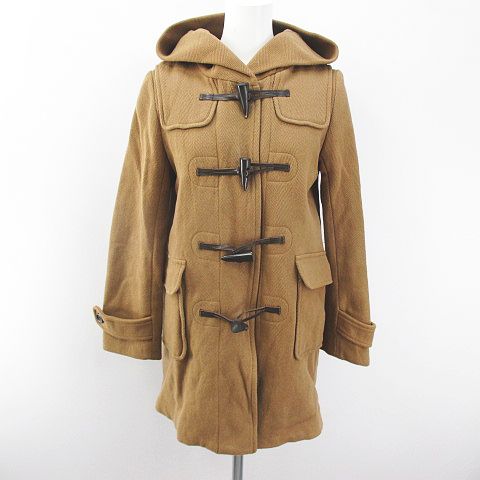 アーバンリサーチ Urban Research ダッフルコート ミディアム丈 Free 茶系 ブラウン トグルボタン 裏地 レディース 077 ベクトルパーク