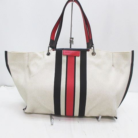 ロンシャン LONGCHAMP トートバッグ ライン コンビ キナリ