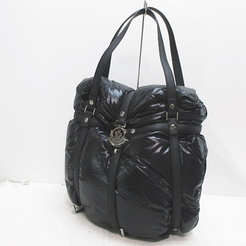 モンクレール MONCLER ダウンバッグ トートバッグ コンビ スタッズ  