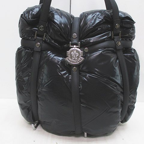 モンクレール MONCLER ダウンバッグ トートバッグ コンビ スタッズ 