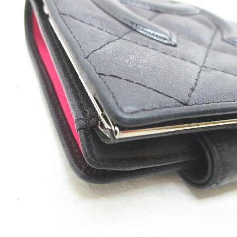 シャネル CHANEL 2つ折り 財布 カンボンライン キルティング シャネル CHANEL 2つ折り 財布 カンボンライン キルティング