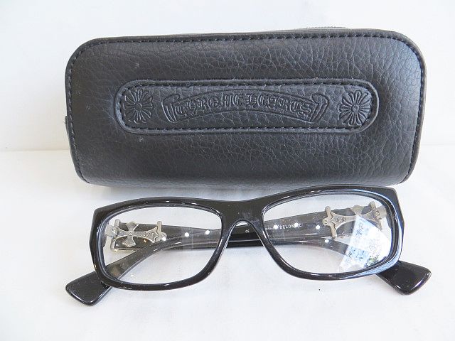 美品 クロムハーツ BLANK FRANK BSフレア セメタリークロス エボニー  