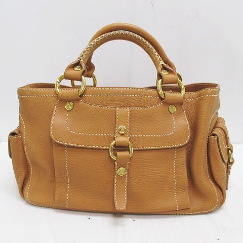 セリーヌ CELINE トートバッグ バギーハンドバッグ ステッチ ゴールド 