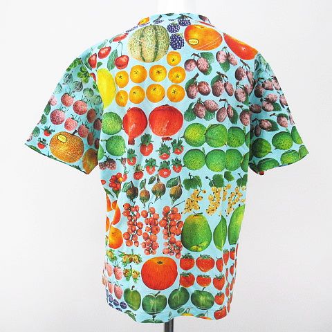 グッチ GUCCI フルーツ柄 半袖 カットソー プリントTシャツ ライト 