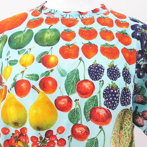 グッチ GUCCI フルーツ柄 半袖 カットソー プリントTシャツ ライト 