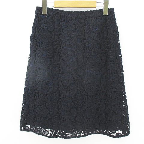 PRADA ブラック レース フレアスカート PRADA ブラック レース フレアスカート（フレアスカート PRADA