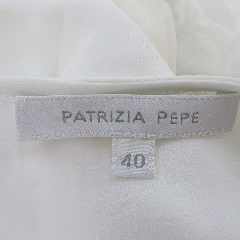PATRIZIA PEPE  パトリツィアぺぺ レディース ノースリーブ レース パトリツィアペペ PATRIZIA PEPE ノースリーブ カットソー 40