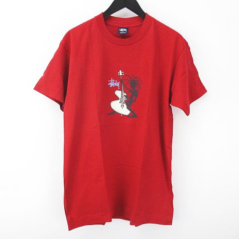 ステューシー STUSSY 半袖 カットソー シャドーマン プリントTシャツ M 