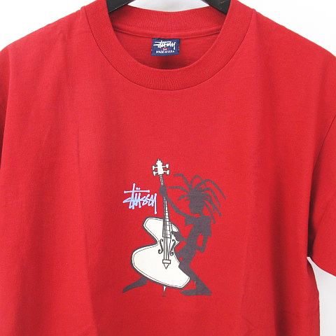 ステューシー STUSSY 半袖 カットソー シャドーマン プリントTシャツ M 