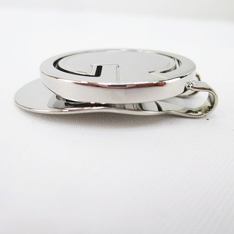 グッチ GUCCI マネークリップ Gロゴ シルバー系 メタル