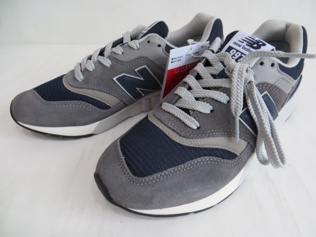 未使用品 ニューバランス NEW BALANCE CM997H AX スニーカー GRAY/NAVY 