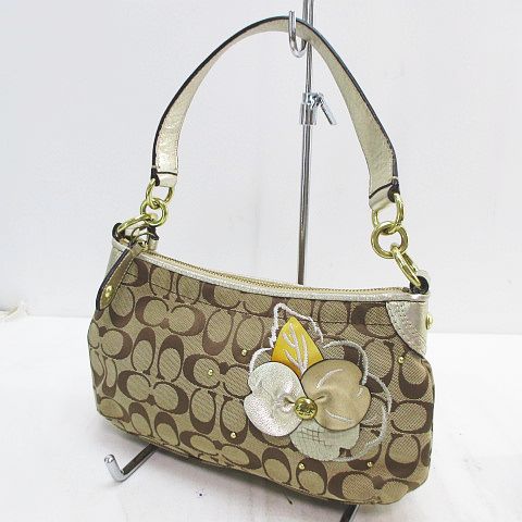 コーチ COACH ショルダーバッグ シグネチャー ミニ ハンドバッグ  