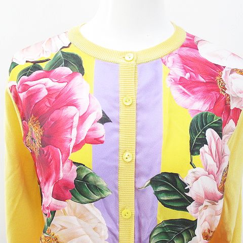 未使用品 ドルチェ&ガッバーナ ドルガバ DOLCE&GABBANA 花柄 フラワー 