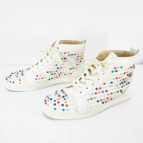 クリスチャンルブタン Christian louboutin ハイカット スニーカー 