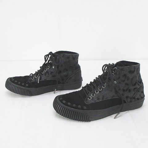 【美品】DIESEL   ハイカット   スニーカー　スウェード調 DIESEL（ディーゼル）の「メンズ スエード ハイカットスニーカー