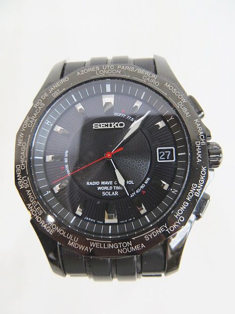 セイコー SEIKO 7B25-0AF0 ブライツ 腕時計 電波 ソーラー 稼働品 正規 