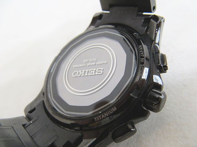 セイコー SEIKO 7B25-0AF0 ブライツ 腕時計 電波 ソーラー 稼働品 正規