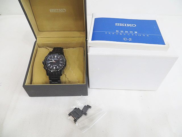 セイコー SEIKO 7B25-0AF0 ブライツ 腕時計 電波 ソーラー 稼働品 正規