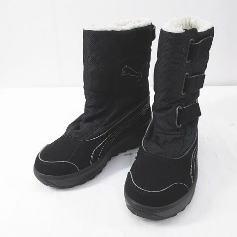 PUMA ブラック スノーブーツ（プーマ PUMA メイズ スタック