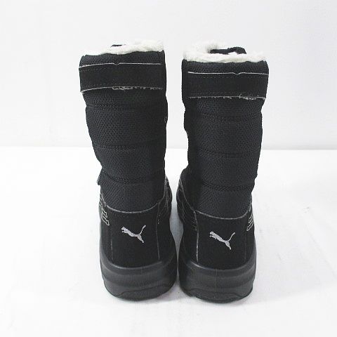 ★marks ★ 子ども用 ブラック スノーボードブーツ プーマ PUMA スノーブーツ ゴアテックス 19 ブラック 黒 キッズ 077